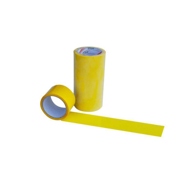 Bright Yellow BOPP Adhesive Tape Jumbo Roll Packaging Tape